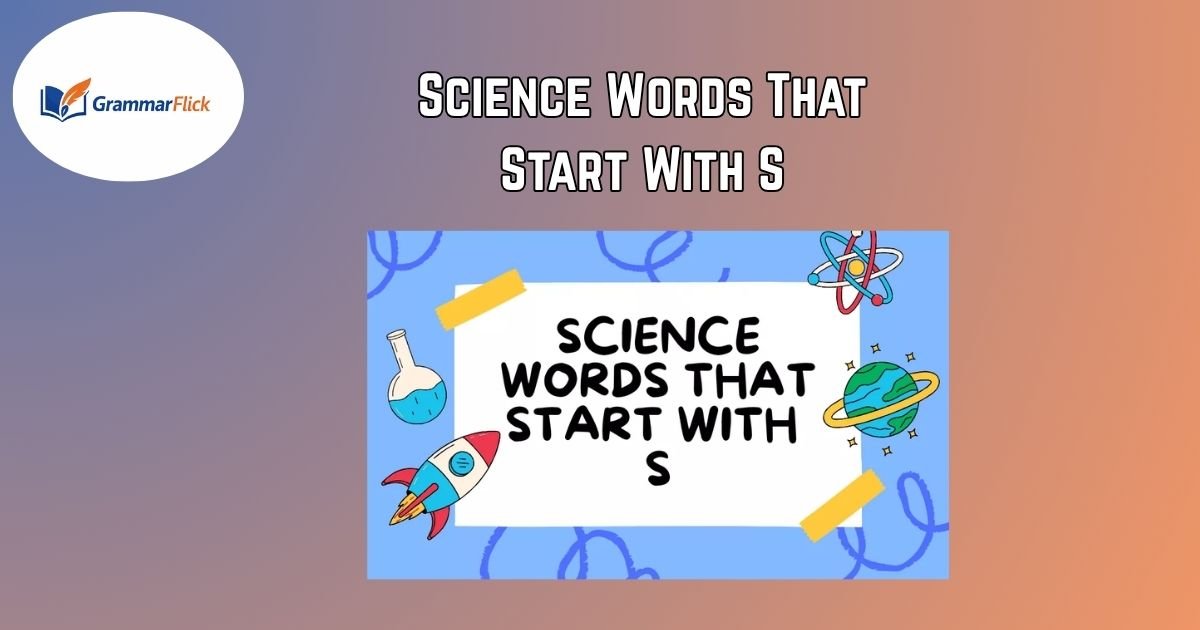 Science Words That Start With S