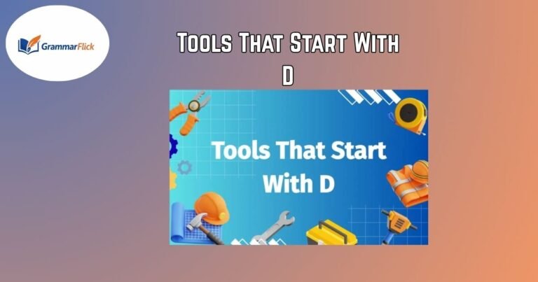 Tools That Start With D