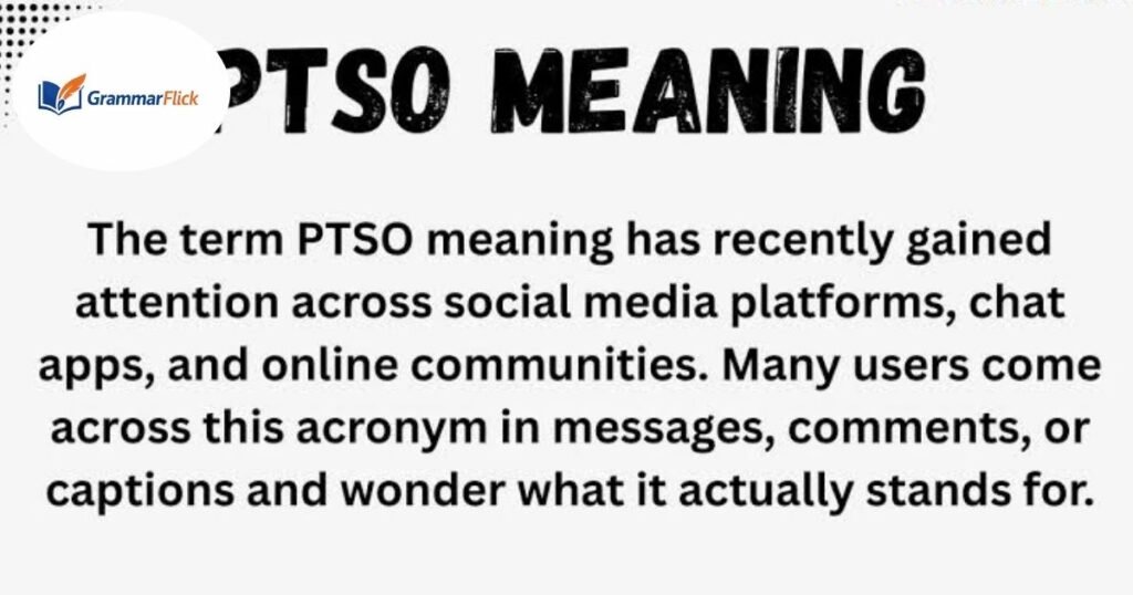PTSO Meaning in Schools